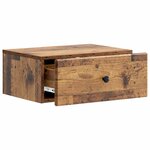 vidaXL Cabinet de chevet mural Bois ancien 49 x 34 5 x 20 cm