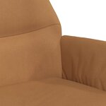 Vidaxl chaise de relaxation taupe similicuir daim