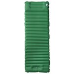 vidaXL Matelas de camping autogonflant avec oreiller 1 personne vert