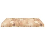 vidaXL Dessus de bureau non traité 80x70x4 cm bois d'acacia massif