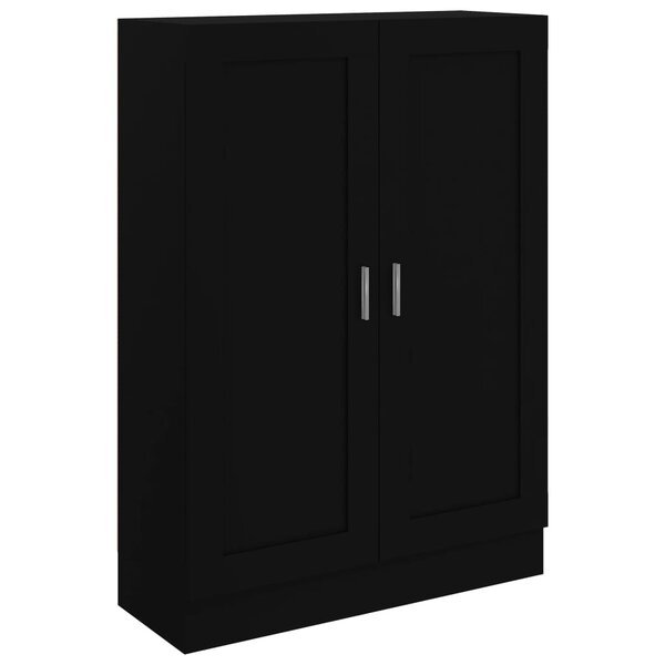 vidaXL Bibliothèque Noir 82 5x30 5x115 cm Bois d'ingénierie