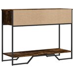 vidaXL Table console chêne fumé 100x35x74 5 cm bois d'ingénierie