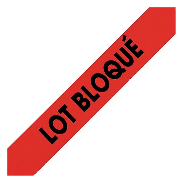 Ruban adhésif lot bloque pour contrôle qualité raja 50 mm x 100 m (lot de 6)