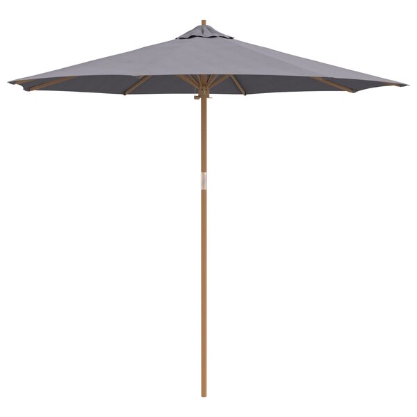 vidaXL Parasol de Jardin - Gris Foncé  270x260 cm  Bambou