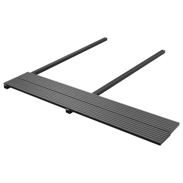 vidaXL Planche de terrasse 6 pièces Gris WPC