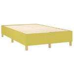 vidaXL Cadre de lit sans matelas vert 120x200 cm tissu