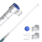 vidaXL Drapeau du Portugal et mât 5 55 m Aluminium