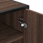 vidaXL Étagère à chaussures chêne marron 48x38x97 5 cm bois ingénierie