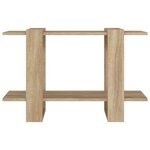 vidaXL Bibliothèque/Séparateur de pièce Chêne sonoma 80x30x51 cm