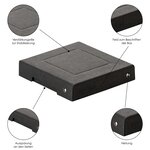 Purebox Black 120x120 25mm - Noir - Falken