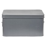 LABEL51 Boîte de rangement Media 35x27x18 cm XL Gris antique