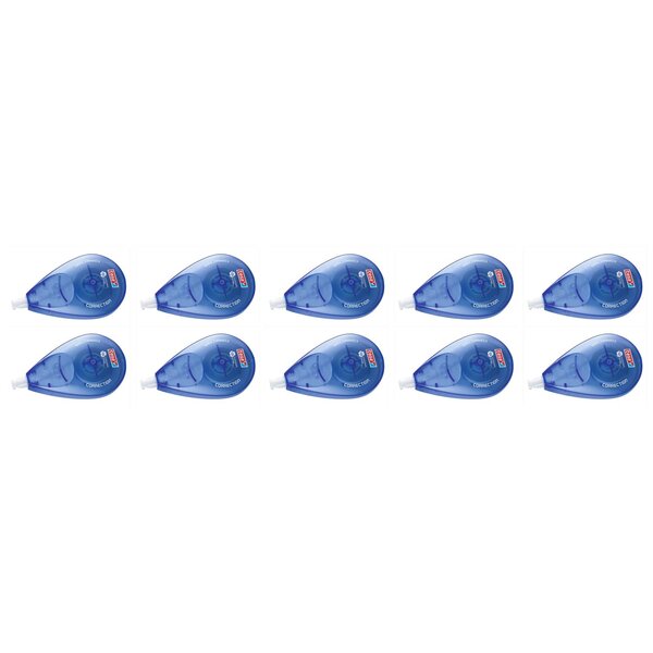 Roller de Correction Sideway ecoLogo Jetable 4 2mm x 10m Bleu x 10 TESA