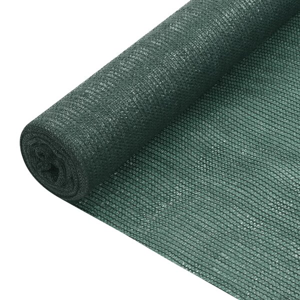 vidaXL Filet brise-vue Vert 3 6x25 m PEHD 75 g/m²
