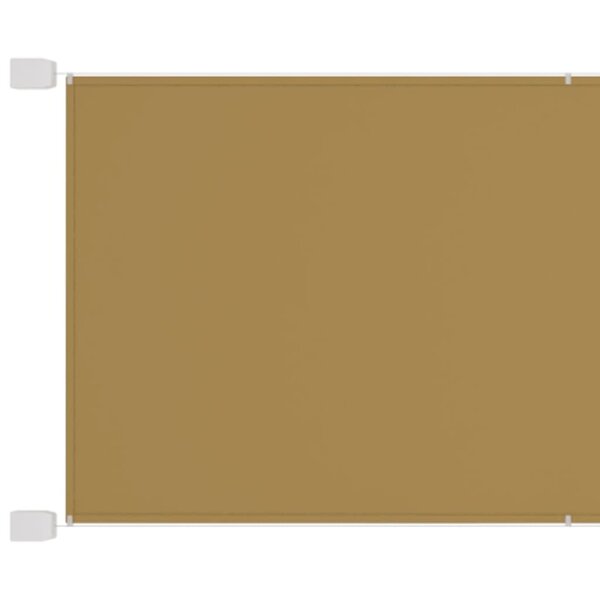 vidaXL Auvent vertical Beige 140x1000 cm Tissu oxford