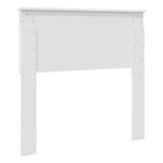 vidaXL Tête de lit Blanc 100 cm Bois d'ingénierie