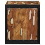 vidaXL Table de chevet multicolore 40x35x40 cm bois de récupération