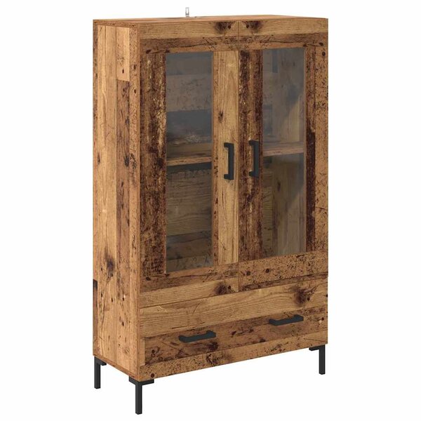 vidaXL Haut Armoire Bois Ancien 69 5 x 31 x 115 cm Bois d'ingénierie