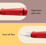 Stylo à plume safari red  taille de plume: M LAMY