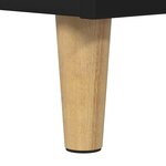 vidaXL Maison pour chat Noir 51 x 30 x 52 cm Bois d'ingénierie