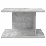 vidaXL Table de chevet 2 Pièces Gris béton 40 x 30 x 25 cm