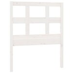 vidaXL Tête de lit Blanc 95 5x4x100 cm Bois massif de pin