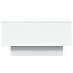 vidaXL Table basse blanc 60x45x31 cm bois d'ingénierie