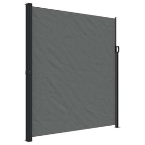 vidaXL Auvent latéral rétractable anthracite 220x500 cm