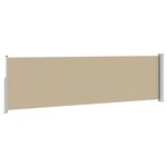 vidaXL Store latéral rétractable 100  polyester fer acier