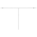 Vidaxl auvent manuel rétractable sur pied 400x350 cm jaune/blanc