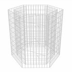 vidaXL Lit surélevé à gabion hexagonale 100x90x100 cm