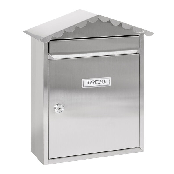 Boîte aux Lettres en Acier Inoxydable  Visit E5747  Anti-pluie  Inox
