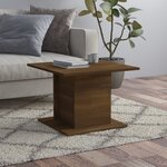 vidaXL Table basse Chêne marron 55 5x55 5x40 cm Aggloméré