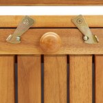vidaXL Banc de rangement de jardin 148 cm bois d'acacia solide