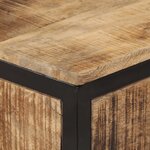 vidaXL Table console 100x35x70 cm bois de manguier massif brut