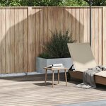 VidaXL Table basse de jardin rectangulaire beige 40x40x37 cm rotin