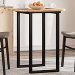 vidaXL Dessus de table rond Ø70x2 cm bois massif d'acacia