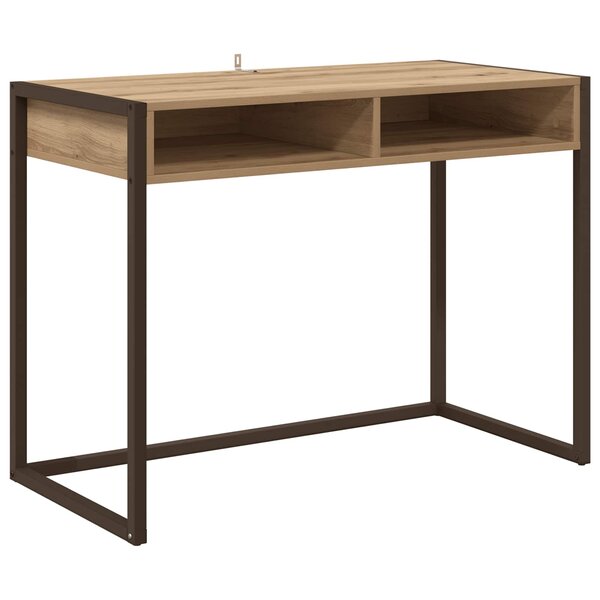 vidaXL Bureau Chêne artisan 100 x 50 x 75 cm Bois d'ingénierie