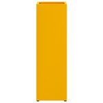 vidaXL Porte-parapluie Moutarde 15 5 x 15 5 x 49 cm Acier
