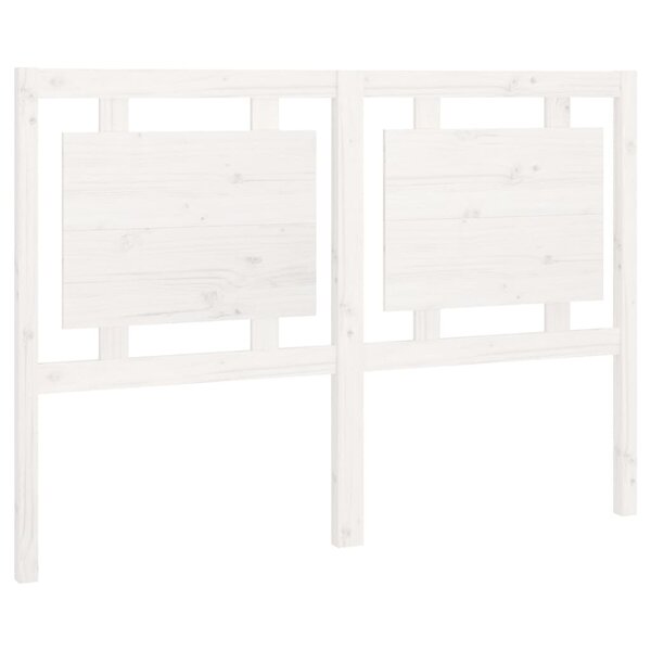 vidaXL Tête de lit Blanc 140 5x4x100 cm Bois massif de pin