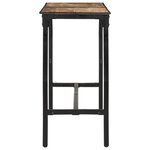vidaXL Table de bar 150x55x107 cm bois de manguier massif brut