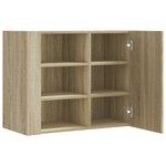 vidaXL Armoire murale chêne sonoma 75x35x60 cm bois d'ingénierie