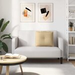 vidaXL Coussin de Dos Vert gris 60 x 50 cm Tissu en velours côtelé