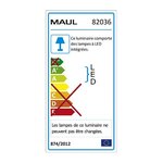 Lampe de bureau LED MAULatlantic sur socle Noir MAUL