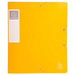 Chemise 3 rabats Exacompta  Cartobox dos de 2.5, 4, 5 et 6cm en carte lustrée coloris au choix.