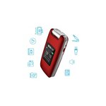 Maxcom comfort mm 824 téléphone portable à clapet  rouge