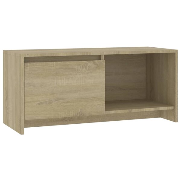 vidaXL Meuble TV Chêne sonoma 90x35x40 cm Bois d'ingénierie
