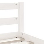 vidaXL Cadre de lit enfant tiroirs blanc 90x200 cm bois de pin massif
