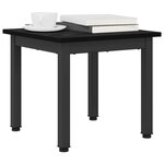 vidaXL Table basse Chêne noir 40 x 40 x 36 cm Bois d'ingénierie