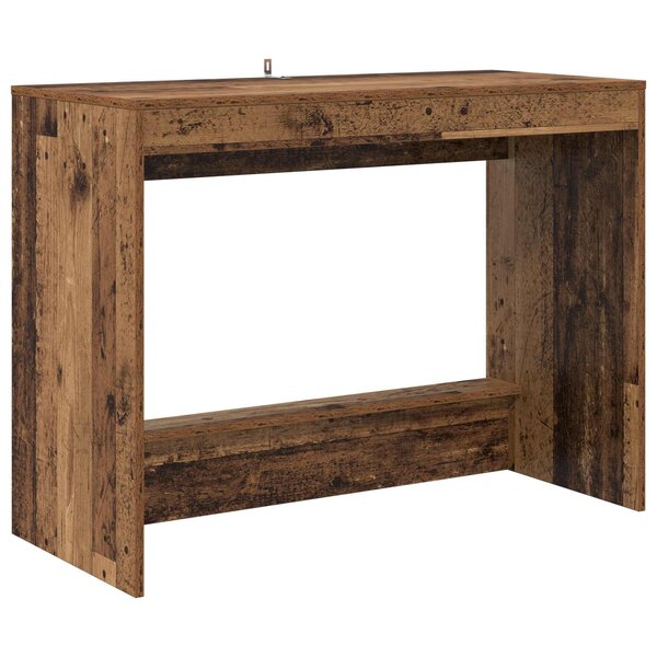 vidaXL Bureau de lit Bois ancien Bois d'ingénierie 100 x 45 x 75 cm
