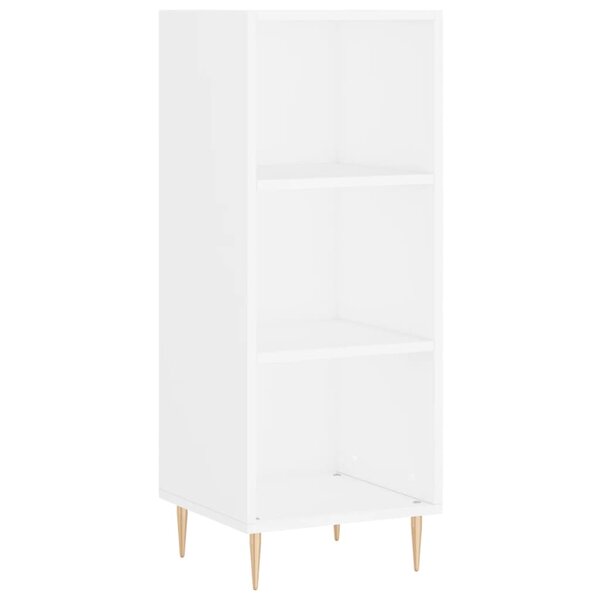 vidaXL Buffet blanc 34 5x32 5x90 cm bois d'ingénierie